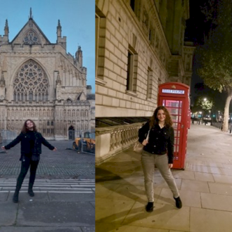 Damla in London and Exeter. She had the opportunity to see London following the LTTA in Exeter between 24-28 October 2022.
